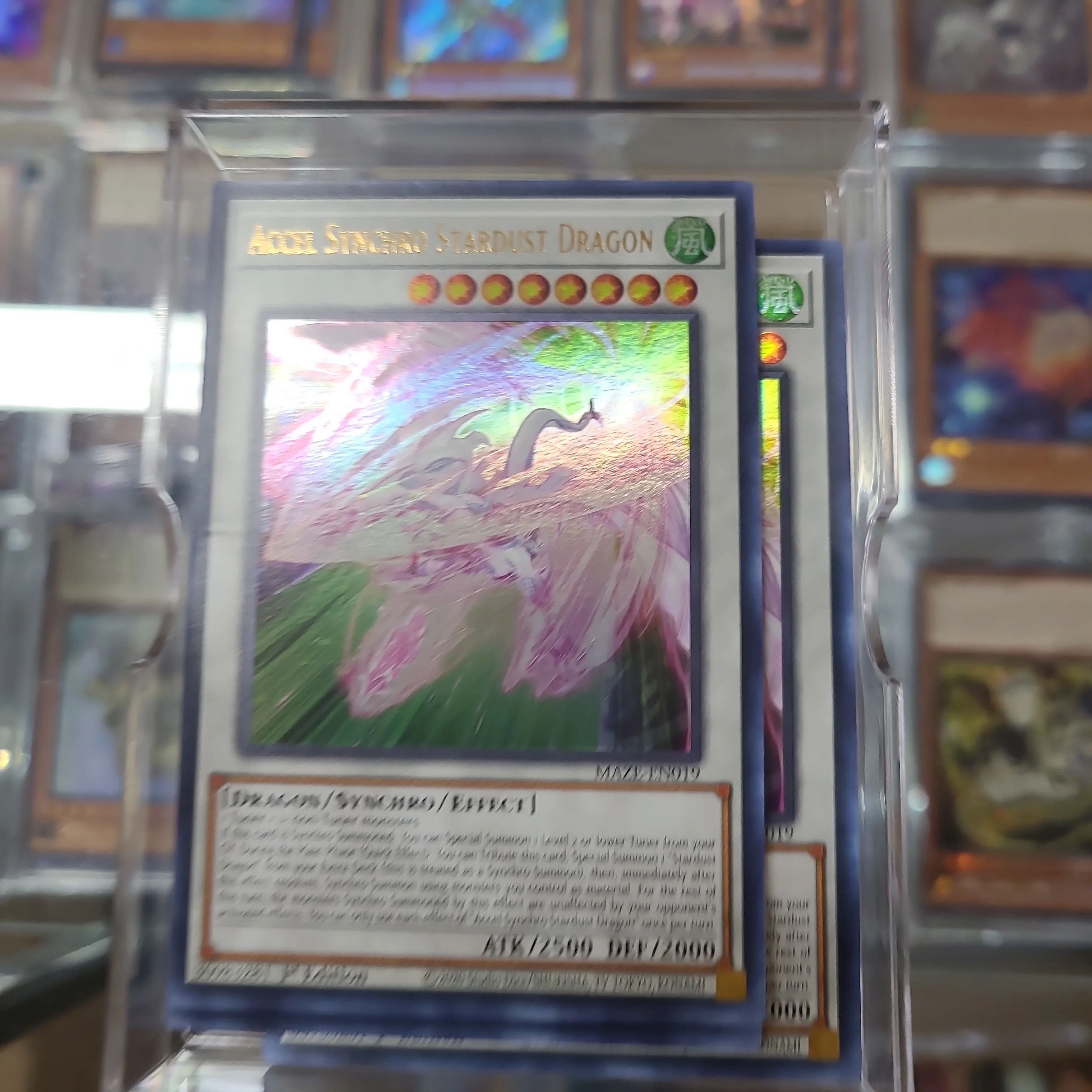 Accel Synchro Stardust Dragon - UR MAZE-EN019