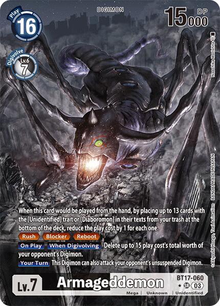 Armageddemon (Alternate Art) - Secret Crisis (BT17)
