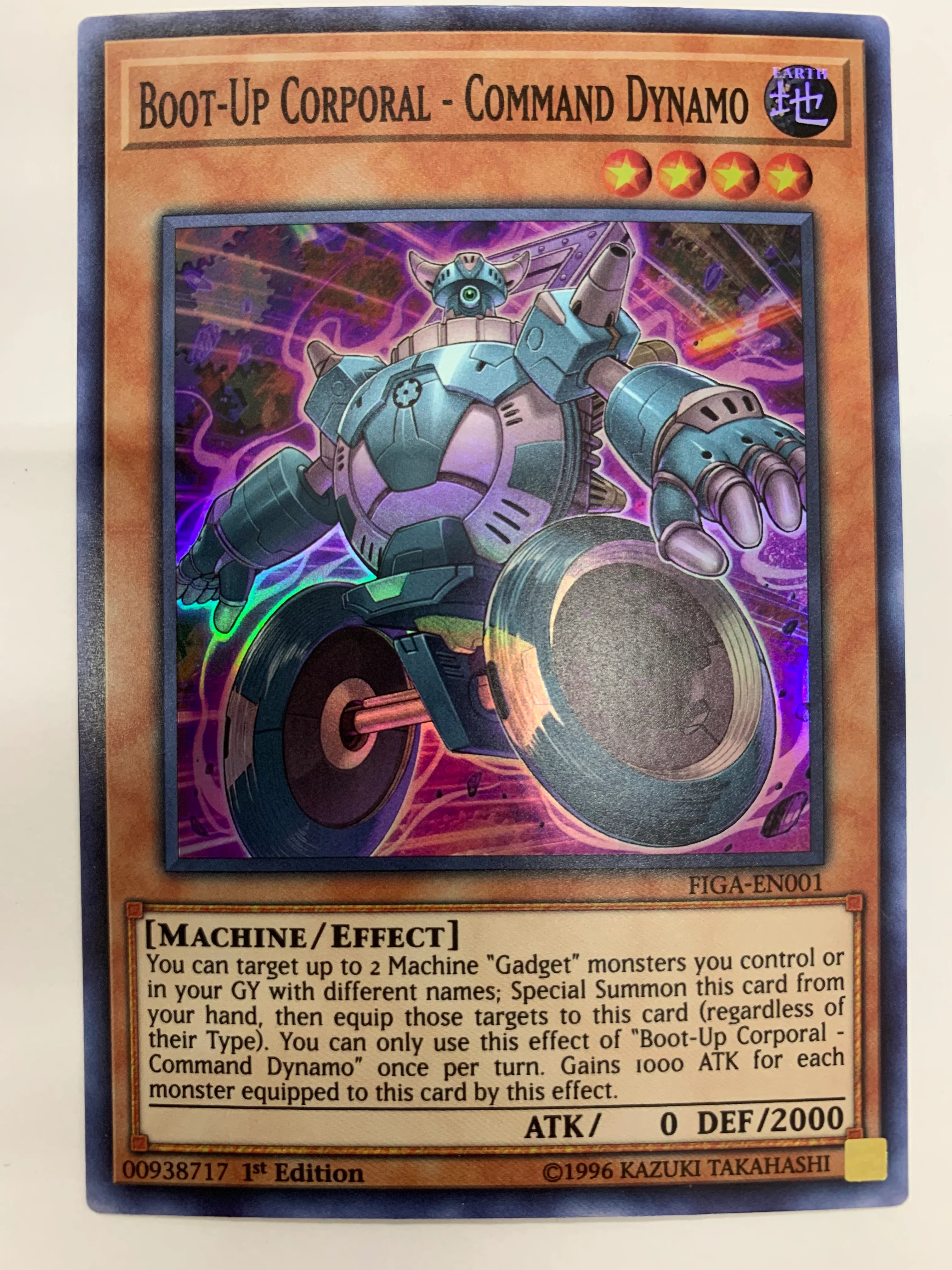 Boot-Up Corporal - Command Dynamo FIGA-EN001 Super Rare 1st Edition NM