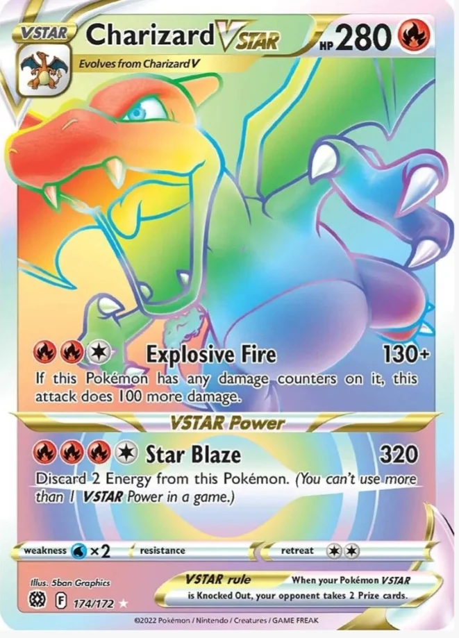 Charizard VSTAR (Secret) - SWSH09: Brilliant Stars (SWSH09)