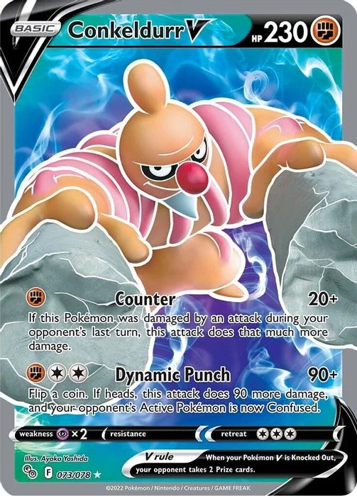 Conkeldurr V (Full Art) - Pokemon GO (PGO)