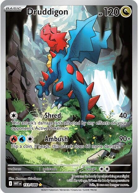 Druddigon - 151/086 - SV: White Flare (WHT)