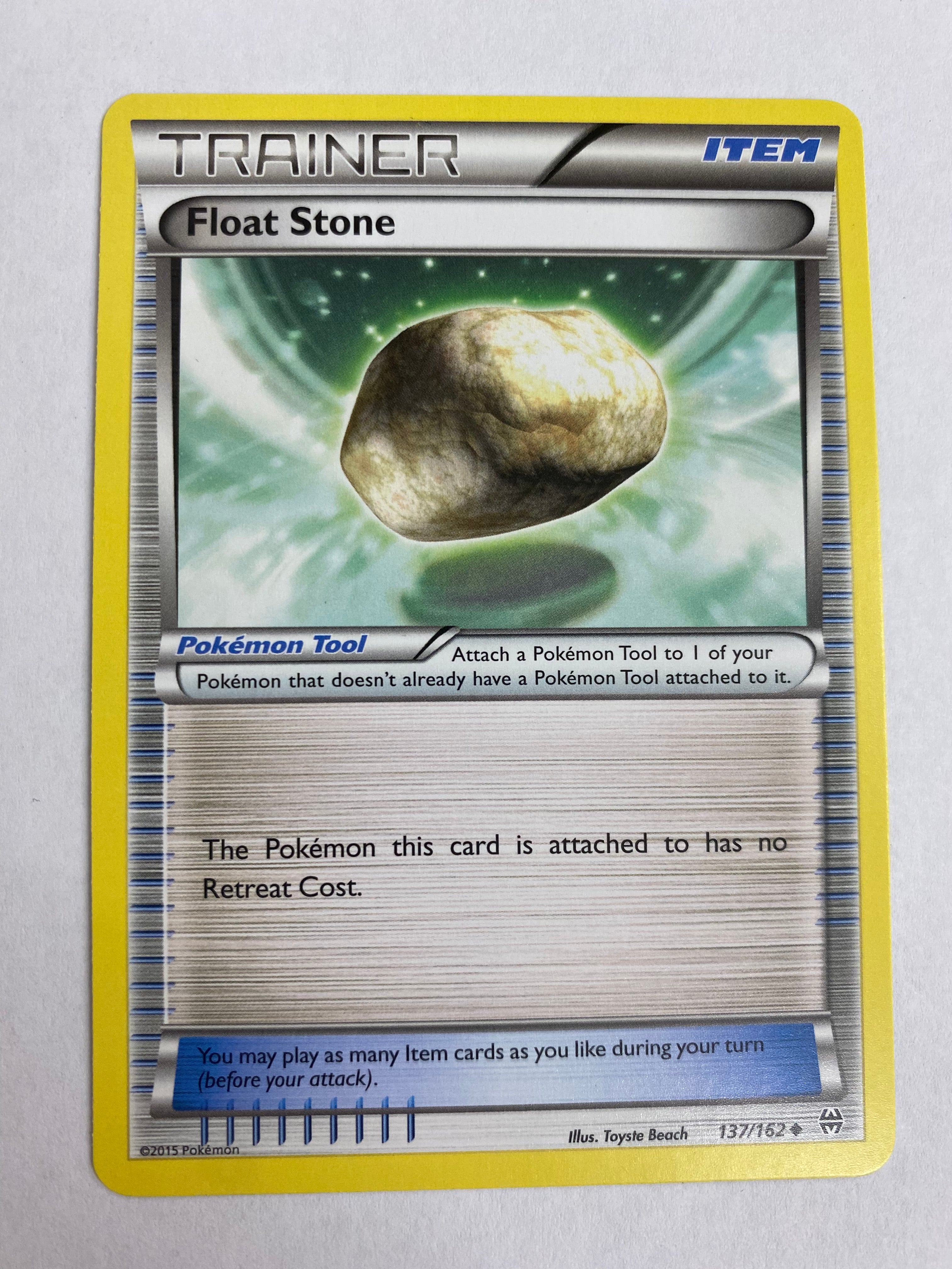 Float Stone 137/162 Common Pokemon Card NM
