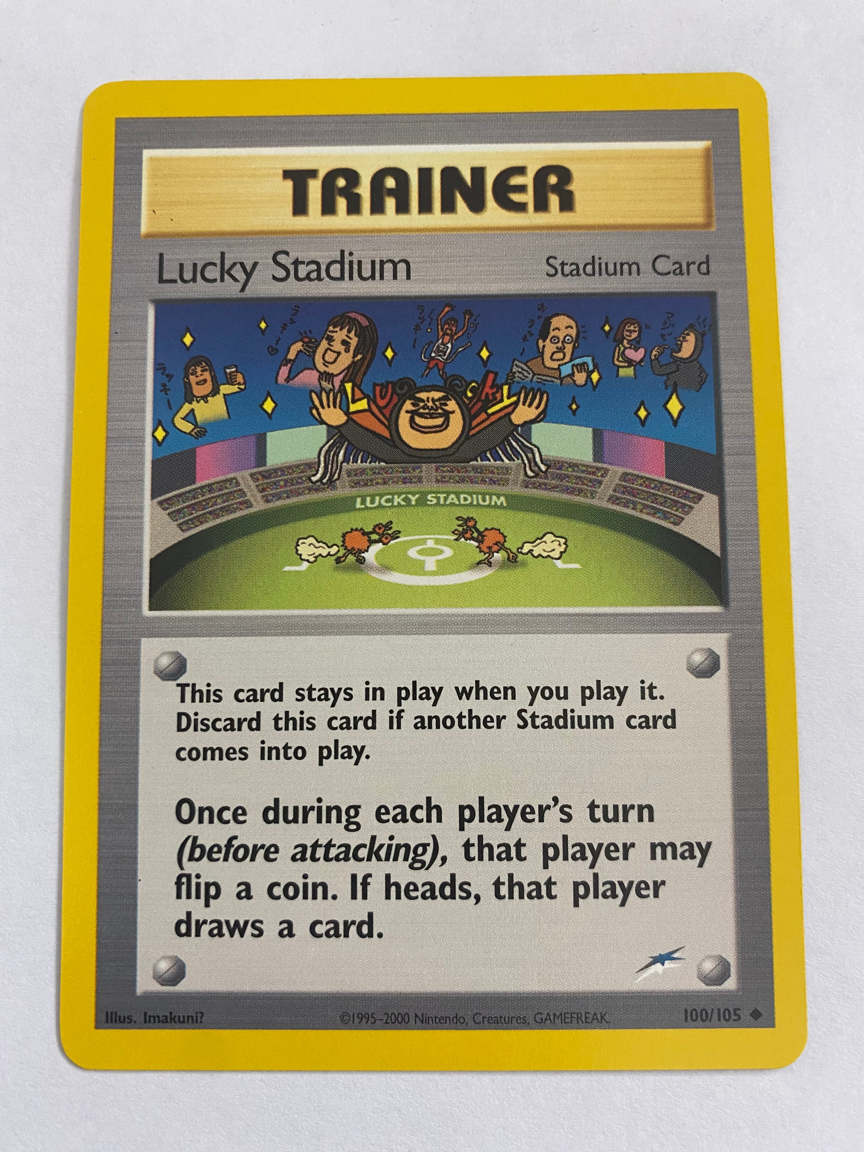 Lucky Stadium 100/105 Trainer Neo Destiny Uncommon Pokemon Card  NM