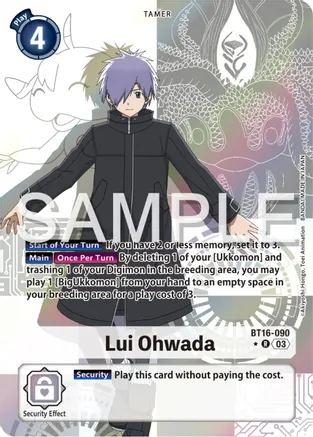 Lui Ohwada (Alternate Art) - Beginning Observer (BT16)