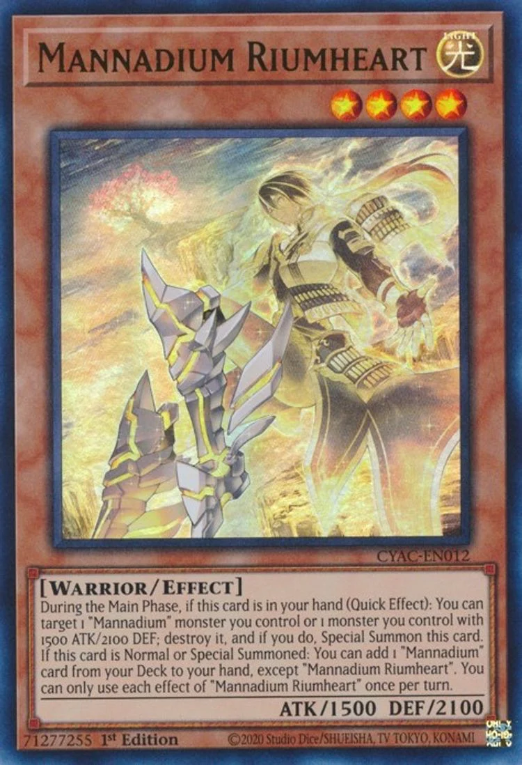 Mannadium Riumheart - Cyberstorm Access (CYAC) EN012