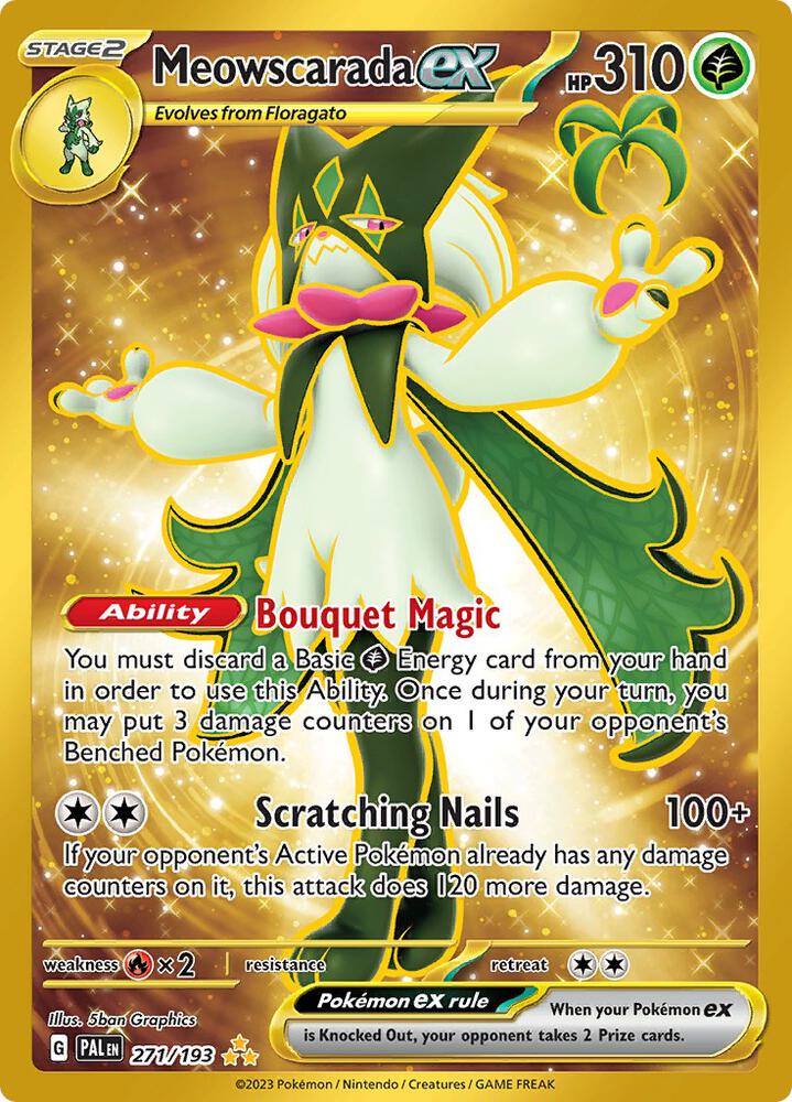 Meowscarada ex - 271/193 - SV02: Paldea Evolved (PAL)