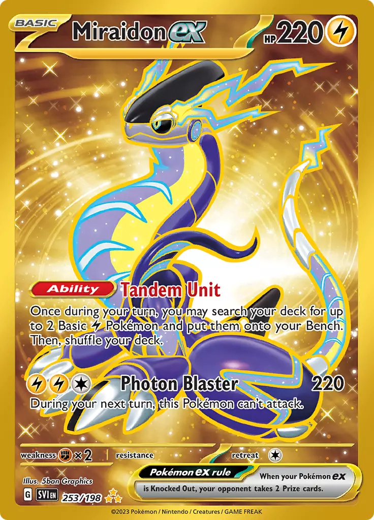 Miraidon ex - 253/198 - SV01: Scarlet & Violet Base Set (SV01)