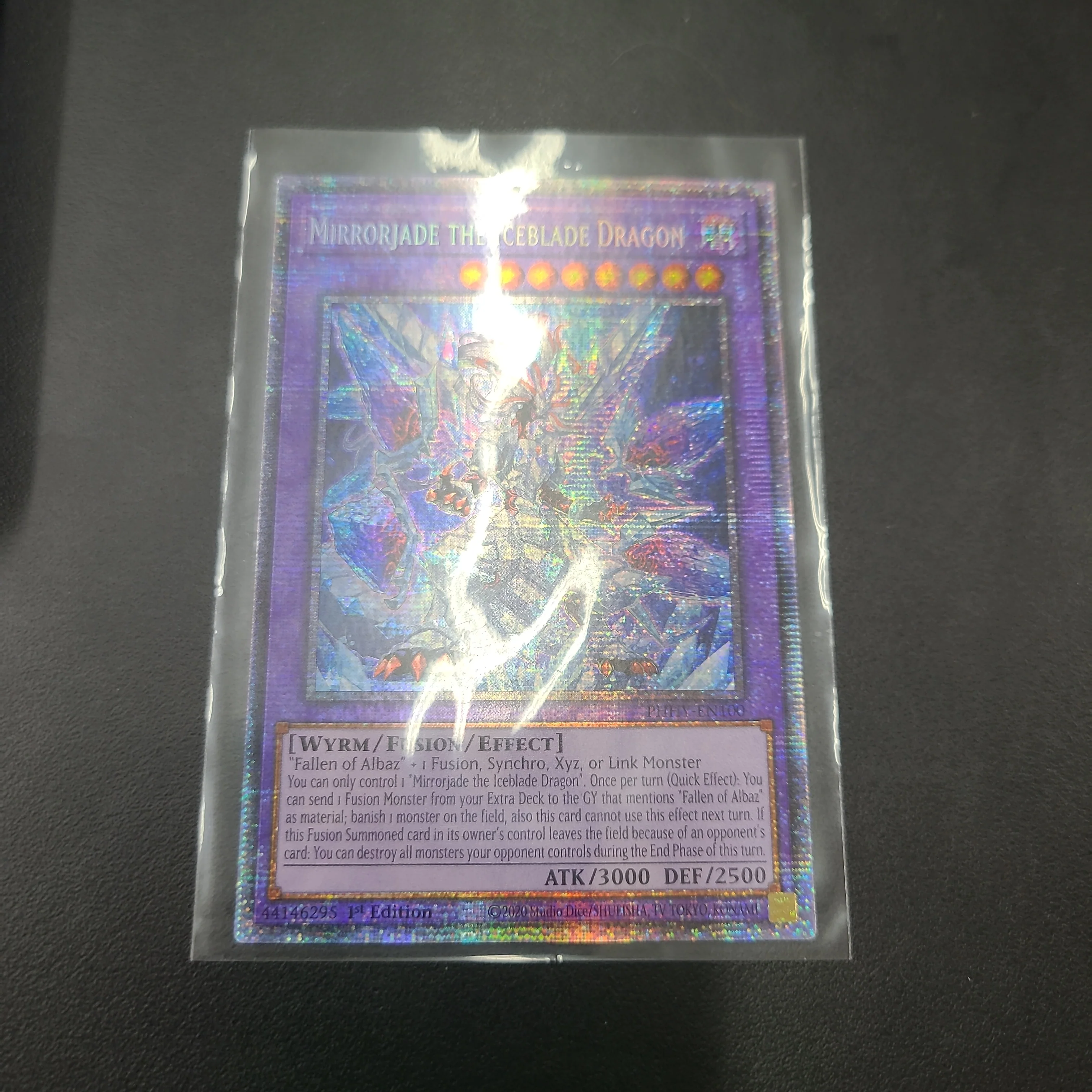 Mirrorjade The Iceblade Dragon - Starlight Rare PHHY-EN100