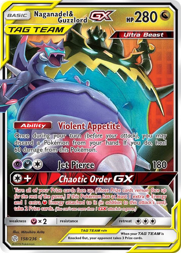 Naganadel & Guzzlord GX - SM - Cosmic Eclipse (SM12)158/236