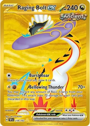 Raging Bolt ex - 218/162 - SV05: Temporal Forces (TEF)
