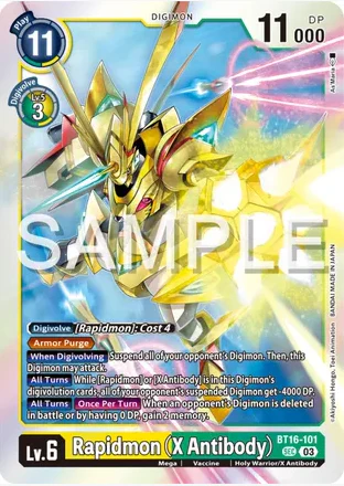 Rapidmon (X Antibody) - Beginning Observer (BT16)