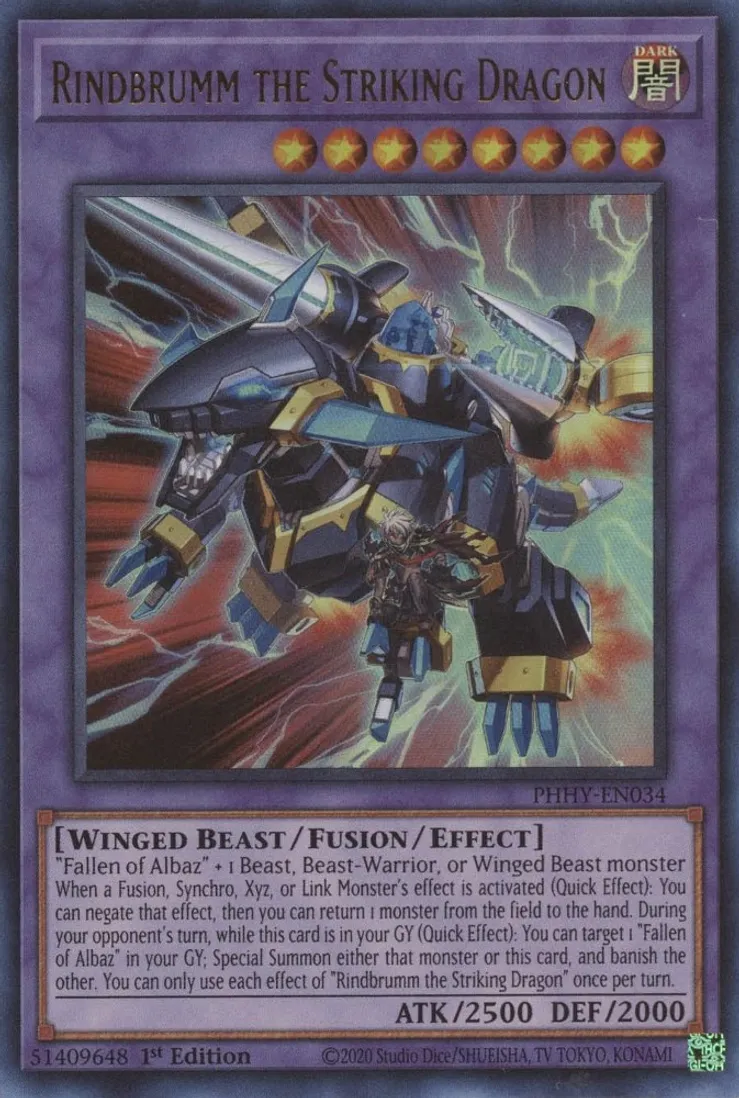 Rindbrumm the Striking Dragon - Photon Hypernova (PHHY)-EN034