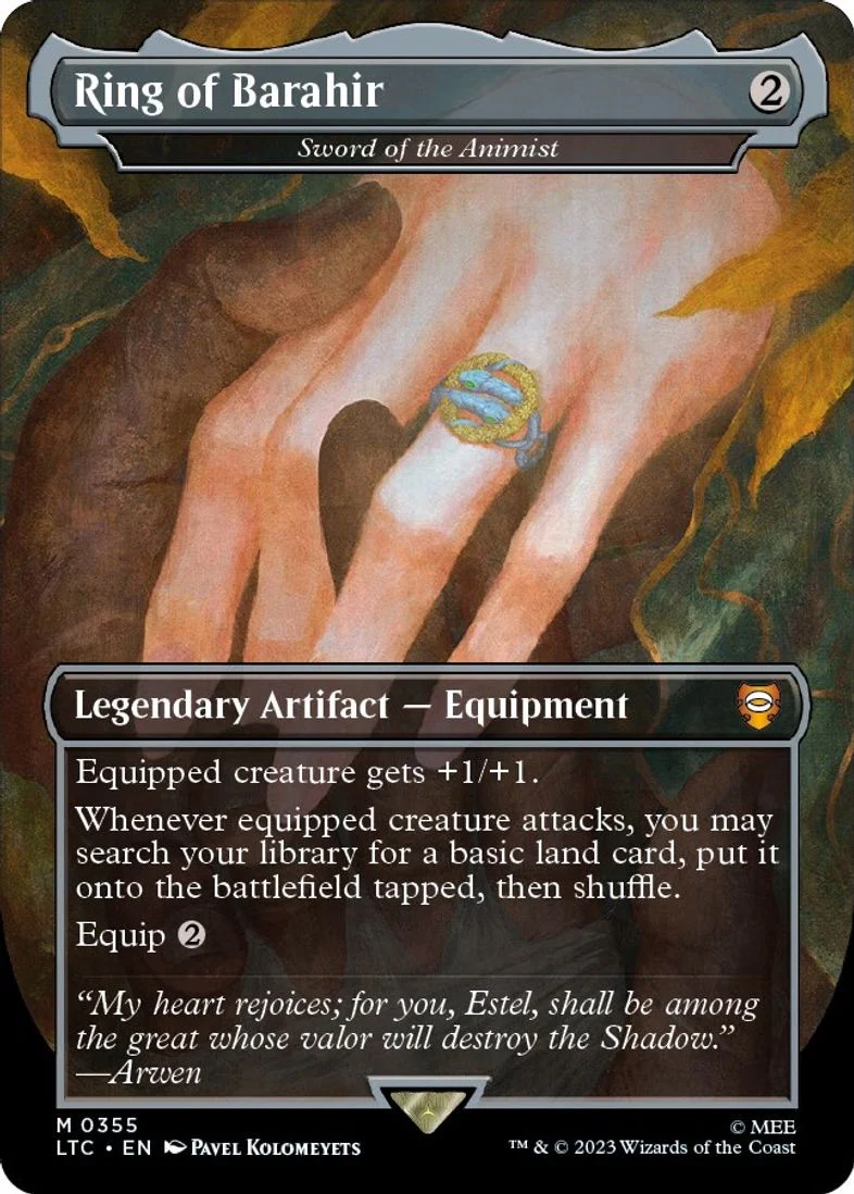 Ring of Barahir - Sword of the Animist - Commander: The Lord of the Rings: Tales of Middle-earth (LTC)