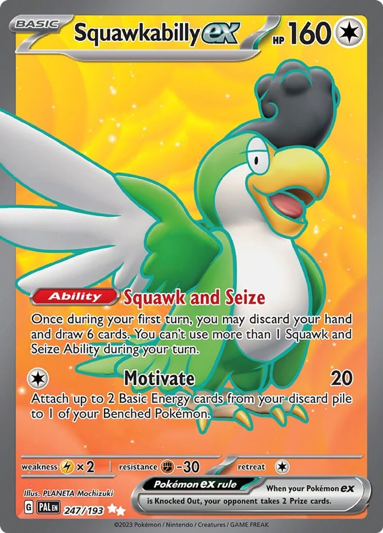 Squawkabilly ex - 247/193 - SV02: Paldea Evolved (SV02)