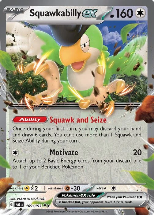 Squawkabilly ex - SV02: Paldea Evolved (SV02)
