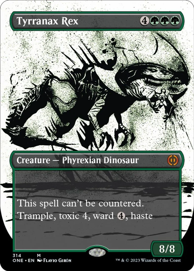Tyrranax Rex (Showcase) - Phyrexia: All Will Be One (ONE)