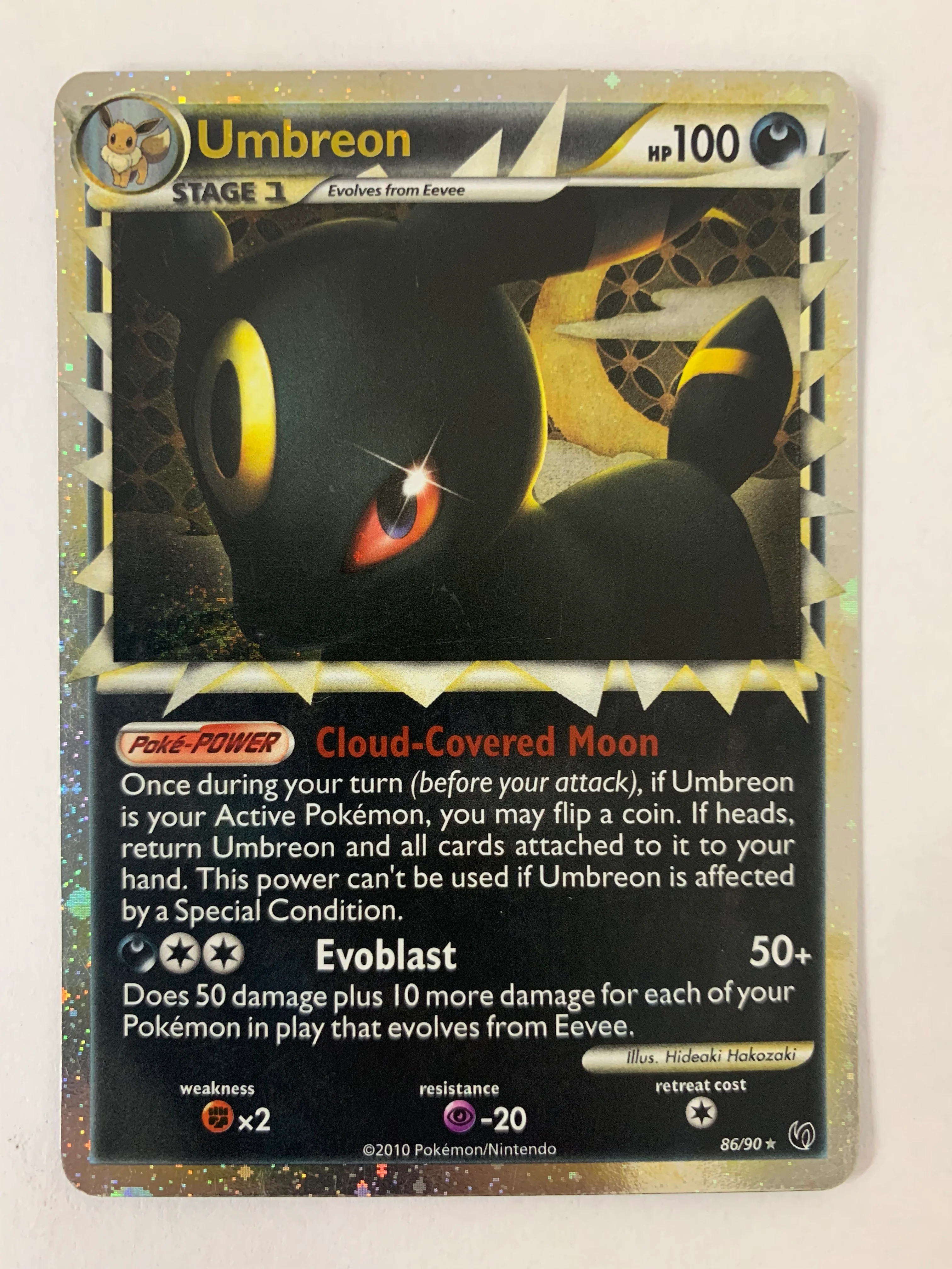 Umbreon (Prime) 86/90 Undaunted Ultra Rare Near Mint