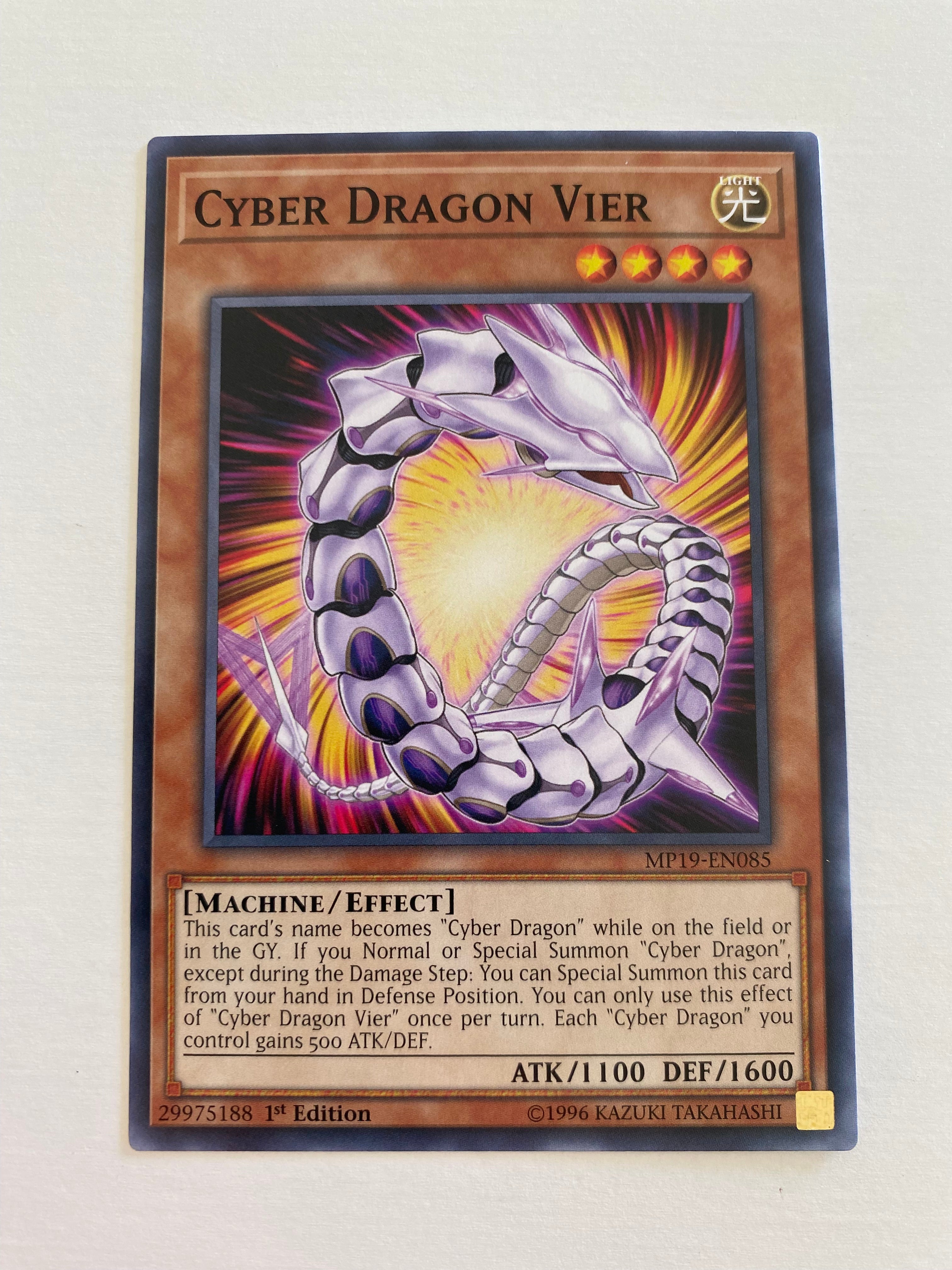 Yugioh Cyber Dragon Vier MP19-EN085 Common 1st Edition  Near Mint